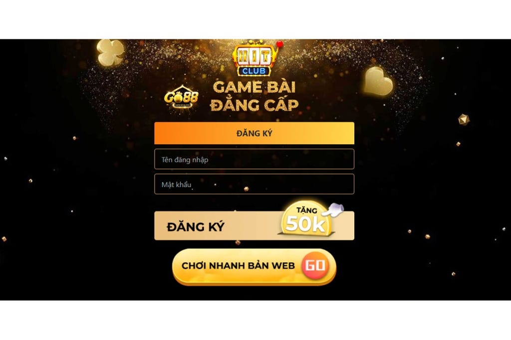 Cách đăng ký tài khoản Hit Club Go88